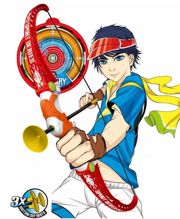 Plastic Archery Bow and Arrow Toy Set - Image 2