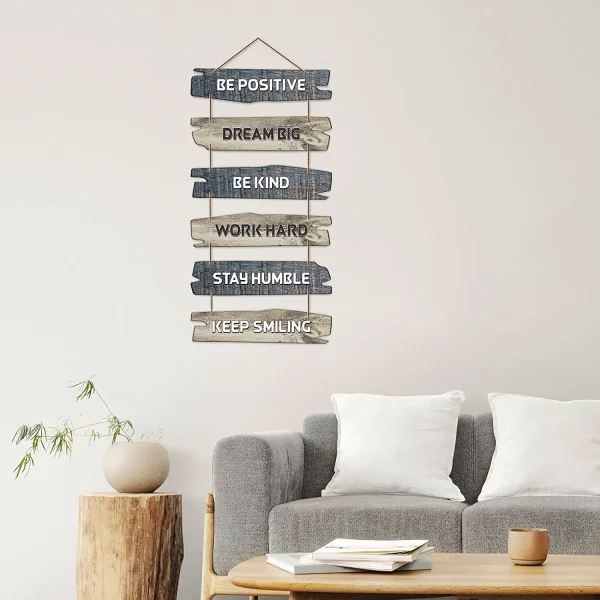 Decorative Wall Hanging Wooden Art - Image 2